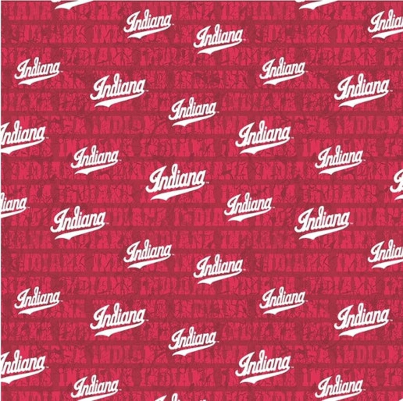 Licensed NCAA Indiana University Distress IND-1154 Cotton Fabric by the Yard